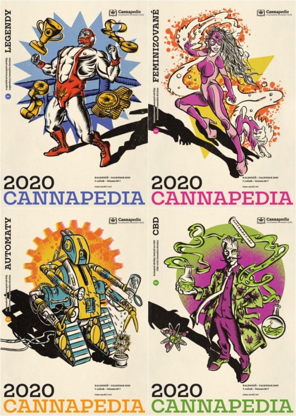Ediția Cannapedia Calendar 2020 + 8-11 semințe de canabis