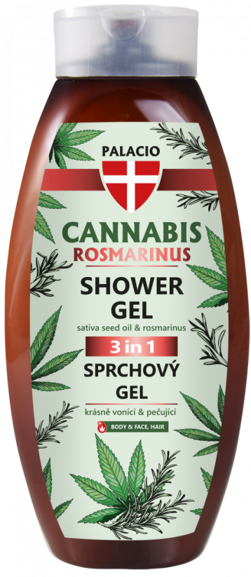 Palacio Gel de banho Cannabis Rosmarinus 500 ml