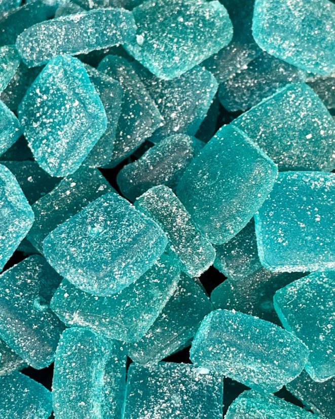Delta Munchies Blue Razz HHC Gummies, 625 mg, 25 buc.