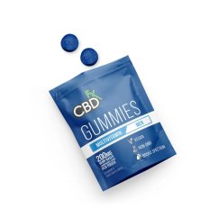 CBDfx Multivitamínové CBD Vegan Gummies pre mužov, 200mg, 8 ks