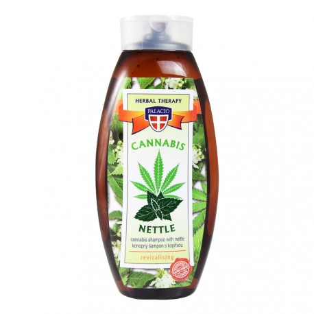 Palacio - Haarshampoo mit Cannabis und Brenn-Nessel, (500 ml)