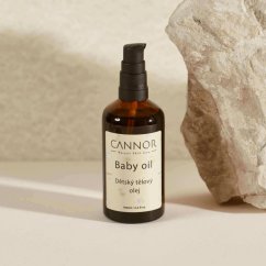 Cannor Бебешко тяло масло, 100 ml