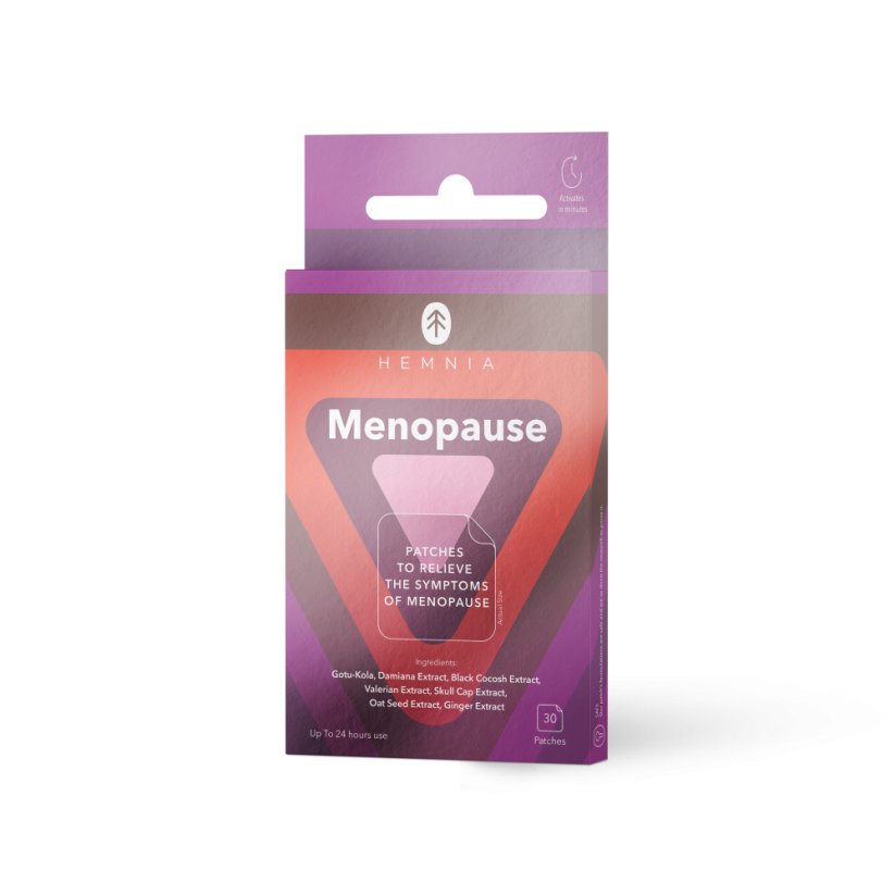 Hemnia Menopauze - Pleisters ter verlichting van menopauzeklachten, 30 stuks