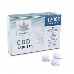 Cannaline CBD tabletták Bcomplex-szel, 1200 mg CBD, 20 x 60 mg