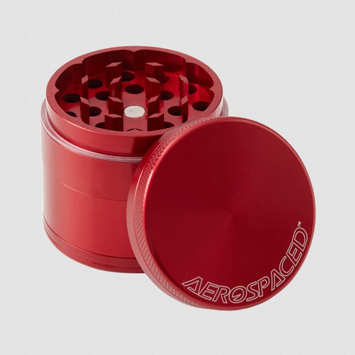 Molinillo Aerospaced (4 piezas) 40 mm - Rojo