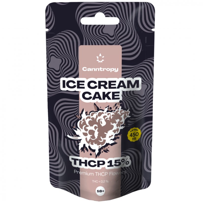 Canntropy THCP フラワーアイスクリームケーキ、15 % THCP、1 g - 100 g