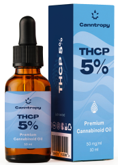 Canntropy THCP prémiový kanabinoidný olej - 5 %, 500 mg, 10 ml
