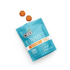 CBDfx Biotin vlasová podpora CBD Vegan Gummies, 200 mg, 8 ks