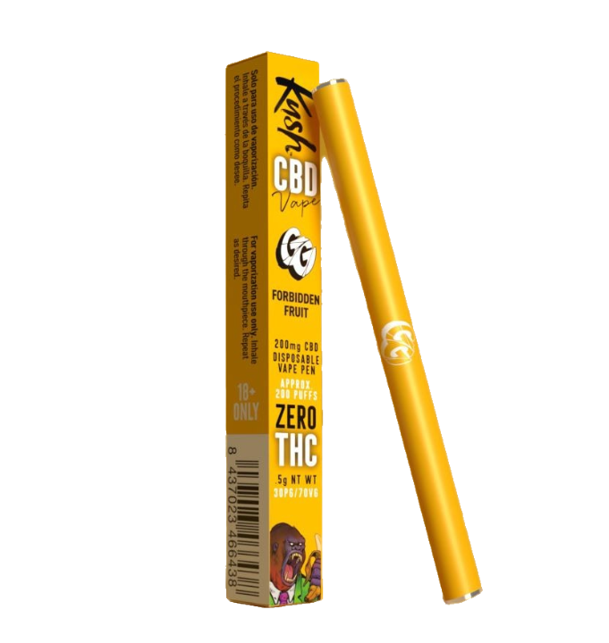 Kush Vape CBD Vape toll, Gorilla Grillz Tiltott Gyümölcs, 200 mg CBD