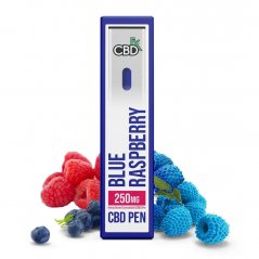 CBDfx Blue Raspberry CBD Vape Pen, 250 mg