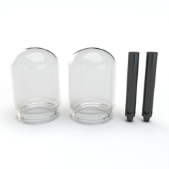 Vidro de estuque Definir de vidro globos (pequeno)