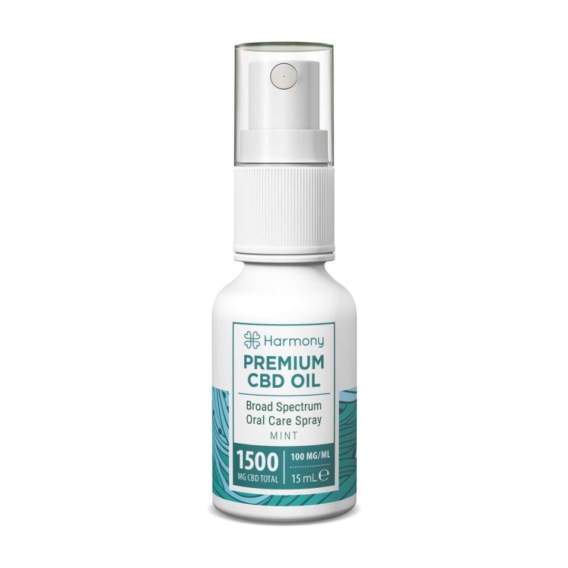 Harmony CBD Spray suuhooldus 1500 mg, 15 ml, piparmünt