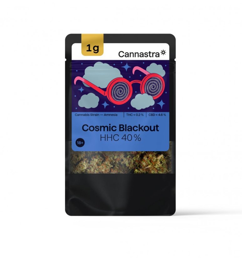 Cannastra HHC Flower Cosmic Blackout 40 %, 1 – 100 g