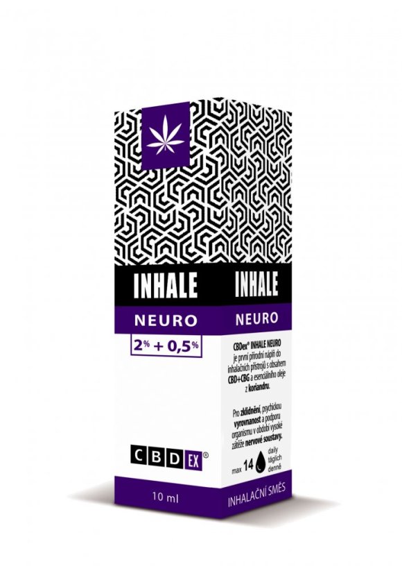 CBDex Inhale NEURO 2 % CBD + 0,5 % CBG, (10 ml)