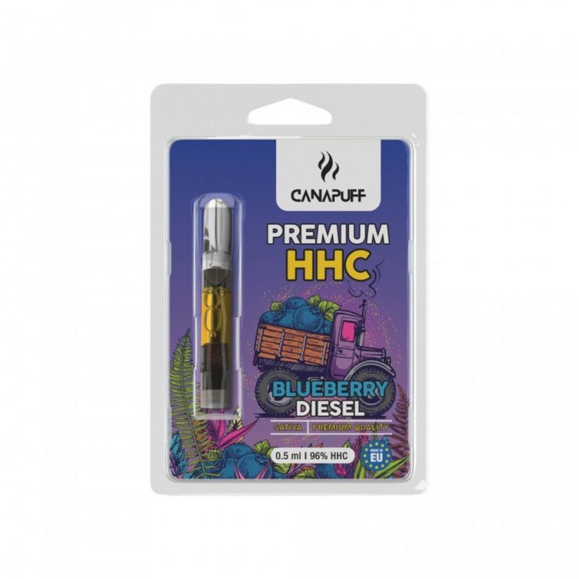 CanaPuff - Cartuș BLUEBERRY DIESEL - HHC 96%, 0,5ml