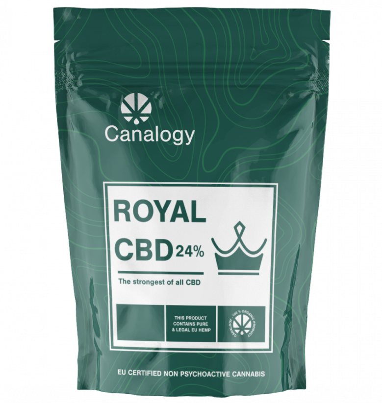 Canalogy CBD Kenevir Çiçeği Kraliyet 16%, 1g - 100g