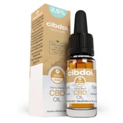 Cibdol Έλαιο κάνναβης 2,5% CBD, 230 mg, 10 ml