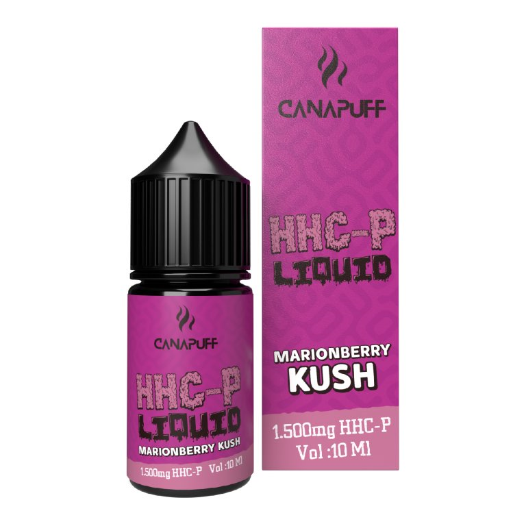 CanaPuff HHCP Liquid Marionberry Kush, 1500 mg, 10 ml | Canatura