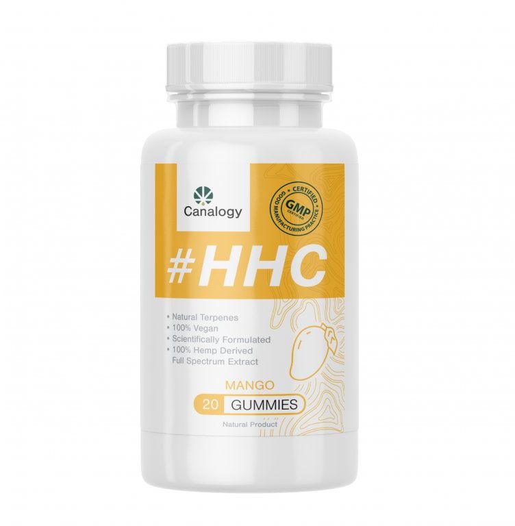 Canalogy HHC Gummy - Mango, 500 mg, ( 20 kosov x 25 mg )