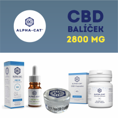 Alpha-CAT CBD-pakke - 2800 mg