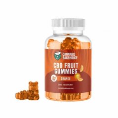 Cannabis Bakehouse CBD Fruit Gummies - Orange, 300 mg (30 buc x 10 mg) CBD, 60g