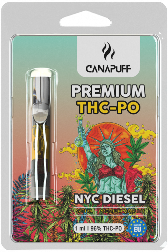 Wkład CanaPuff THCPO NYC Diesel, THCPO 96 %, 1 ml