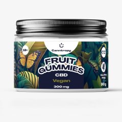 Canntropy CBD Fruit Gummies Vegan, 30 kpl x 10 mg, 300 mg CBD, 90 g