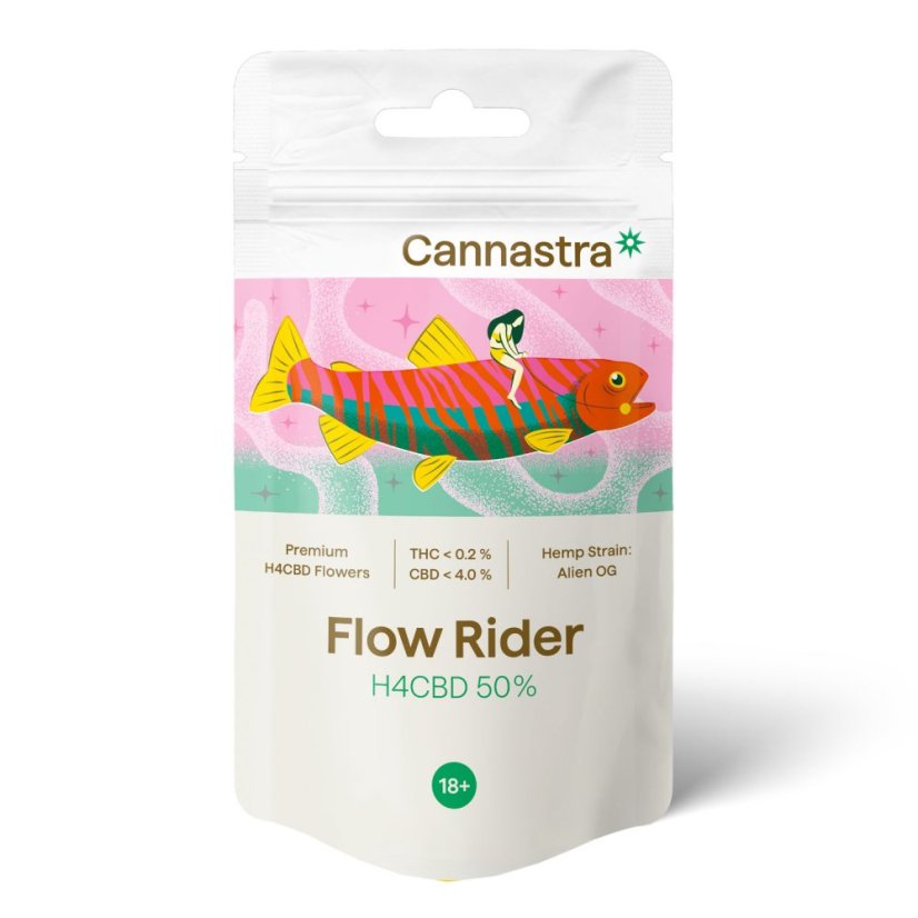 Cannastra H4CBD Blomst Flyde Rytter (Alien OG) 50%, 1 g - 100 g