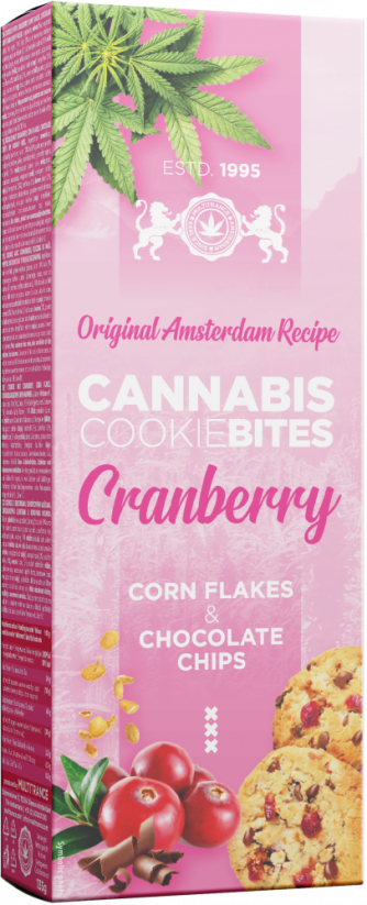 Cannabis Cranberry Cookie Bites