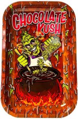 Best Buds Ċikkulata Kush Metal Rolling Trey Medja, 17x28 ċm