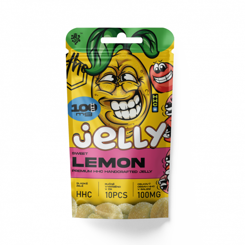 CBD tchèque HHC Jelly Lemon 100 mg, 10 pcs x 10 mg