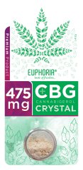 Euphoria 純粋な CBG クリスタル 475mg、0.5 g