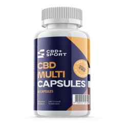 CBD+ Sport Multivitamínové Kapsuly, 600 mg, 60 x 10 mg