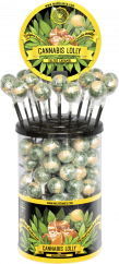 Cannabis Salted Caramel Lollies konopná Lízátka - Display Box ( 100 lízátek )