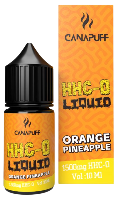 CanaPuff HHC-O flytende oransje ananas, 1500 mg, 10 ml
