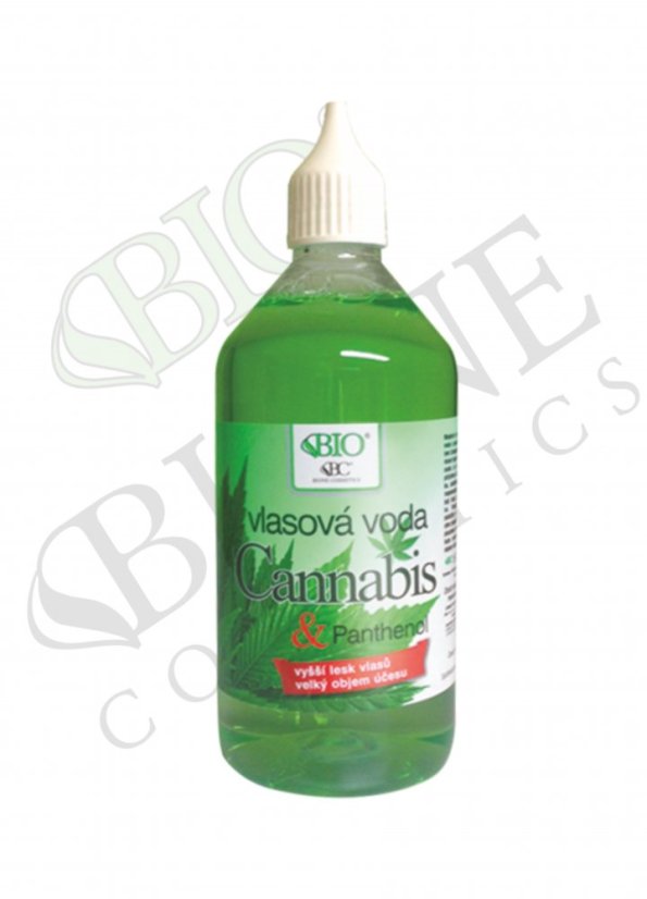 Bione Agua capilar CANNABIS con pantenol, 215 ml - Envase de 9 unidades