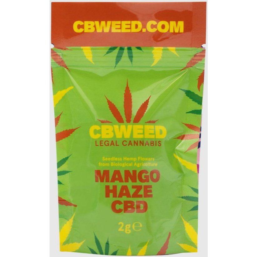 Cbweed CBD Konopný květ Mango Haze - 2 až 5 gramů