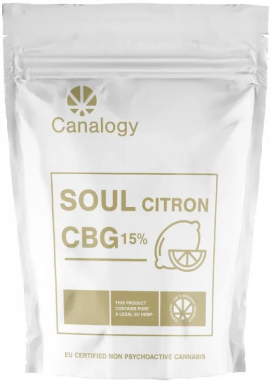 CanaPuff CBG Hamp Flower Soul Citron, CBG 15 %, 1 g - 1000 g