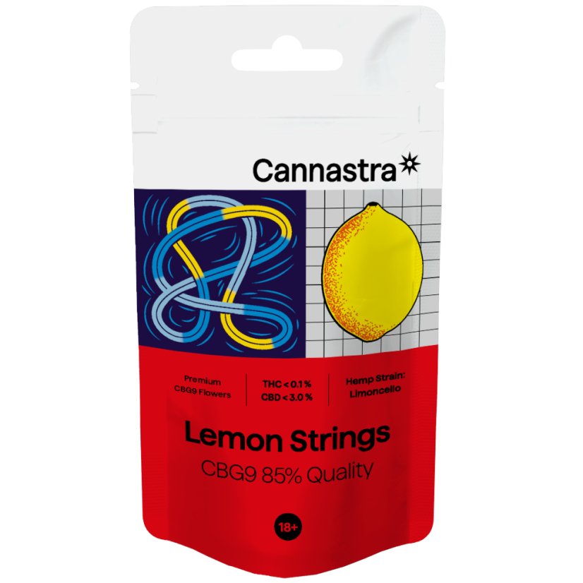 Cannastra CBG9 Flower Lemon String 85 % kvalita, 1 g – 100 g