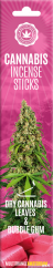 Bâtonnets d'encens au cannabis Cannabis sec et Bubblegum