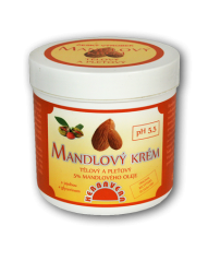 Herbavera Mandlový krém mandlový s jojobou a glycerinem 250 ml
