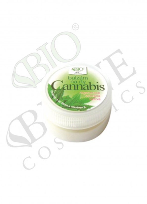 Bione CANNABIS Lippenbalsam mit UV-Filter und Vitamin E, (25 ml)
