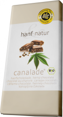 Canalade Bio Ciocolata cu lapte de canepa organica - Cutie (10 batoane)