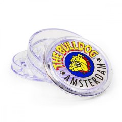 The Bulldog Original transparenter Kunststoff-Grinder - 3-teilig