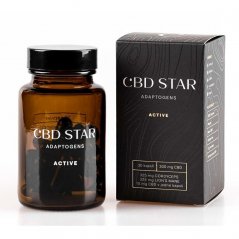 CBD Star Medicinska svampar med CBD - Active Adaptogens, 30 kapslar