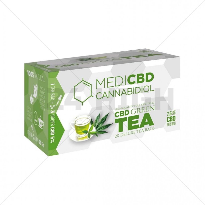 MediCBD Зелений чай з CBD, 30g