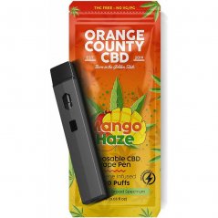 Caneta Vape Orange County CBD Mango Haze, 600 mg CBD, 1 ml