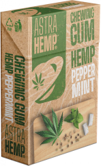 Guma do żucia Astra Hemp Peppermint Cannabis (bez cukru)