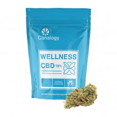 Canalogy CBD hamp Blomst Wellness 15%, 1 g - 100 g