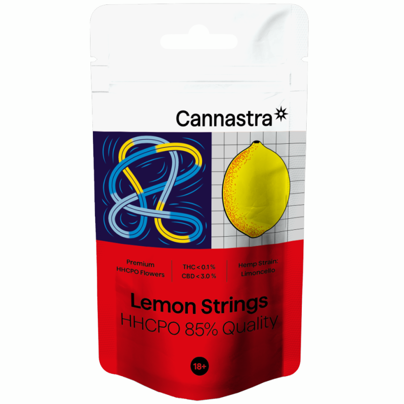 Cannastra HHCPO Flower Citron Strings, HHCPO 85% kvalitet, 1g - 100g